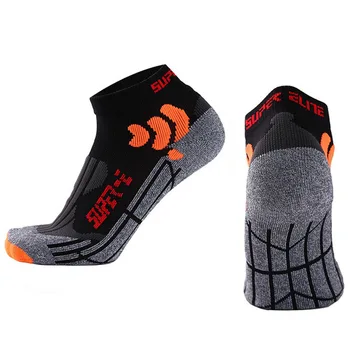 5 пар мужских спортивных носков для бега, дышащие, впитывающие пот, Антифрикционные, быстросохнущие, для занятий спортом на открытом воздухе, Короткие носки, Размер 39-45