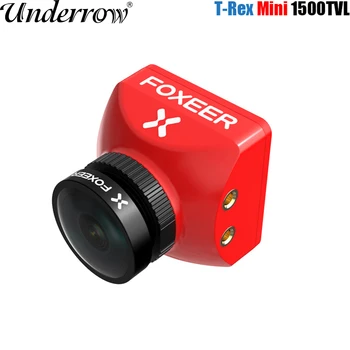 Foxeer T-Rex Mini 1500TVL 6 мс с низкой задержкой CMOS 2MP 4: 3/16: 9 PAL/NTSC Переключаемая FPV-камера Super WDR FPV для гоночных дронов FPV