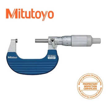 Mitutoyo 102-702 Микрометр с храповым наперстком, диапазон 25-50 мм, Градуировка 0,01 мм, точность +/-0,002 мм, Внешний микрометр