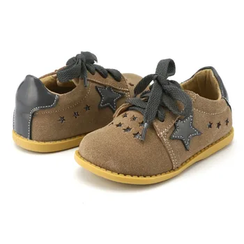 Бренд TipsieToes Высококачественная Детская обувь из натуральной кожи со строчками Star для мальчиков и девочек 2020 Apring Новое поступление