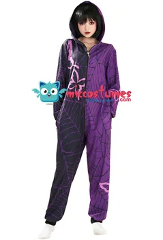 Женская пижама с принтом Бабочки в виде Паутины, Домашняя одежда с капюшоном Для взрослых, Пижамы Кигуруми
