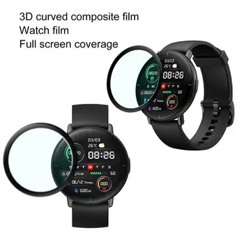 Защитная пленка для экрана часов с полным покрытием, устойчивая к царапинам, прозрачная 3D изогнутая композитная защитная пленка для часов Smatch для Mibro-Lite