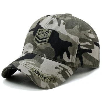 Мужские Камуфляжные бейсболки, Армейская военная Камуфляжная шляпа, Спортивная кепка на открытом воздухе, Тактическая кепка, шляпа для Охоты и рыбалки