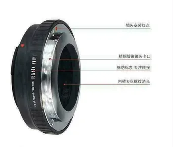 Переходное кольцо Nikon/S-eosm для объектива nikon S contax RF к беззеркальной камере Canon EOSM EF-M efm eosm/m1/m2/m3/m5/m6/m10/m50/m100